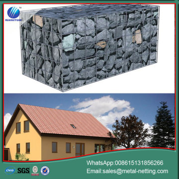 welded gabion wall flood control gabons